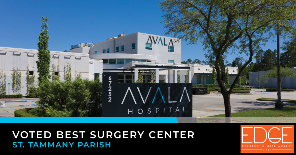 AVALA Awarded EDGE of the Lake Magazine Best Surgery Center AVALA