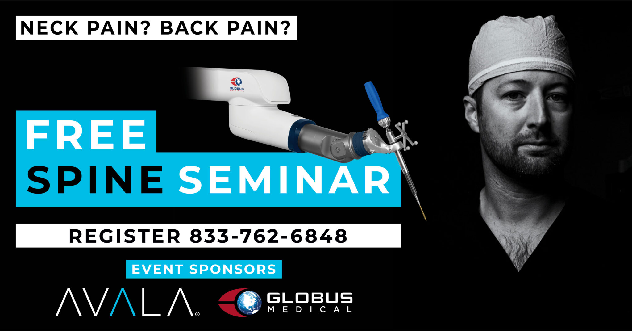 FREE SPINE SEMINAR DR. JEREMY JAMES AVALA