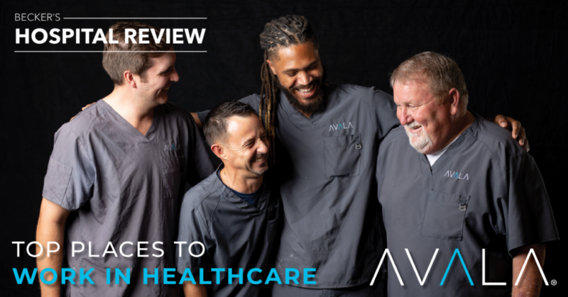 2024 Top Places to Work in Healthcare - Blog Post - AVALA 2024 V1